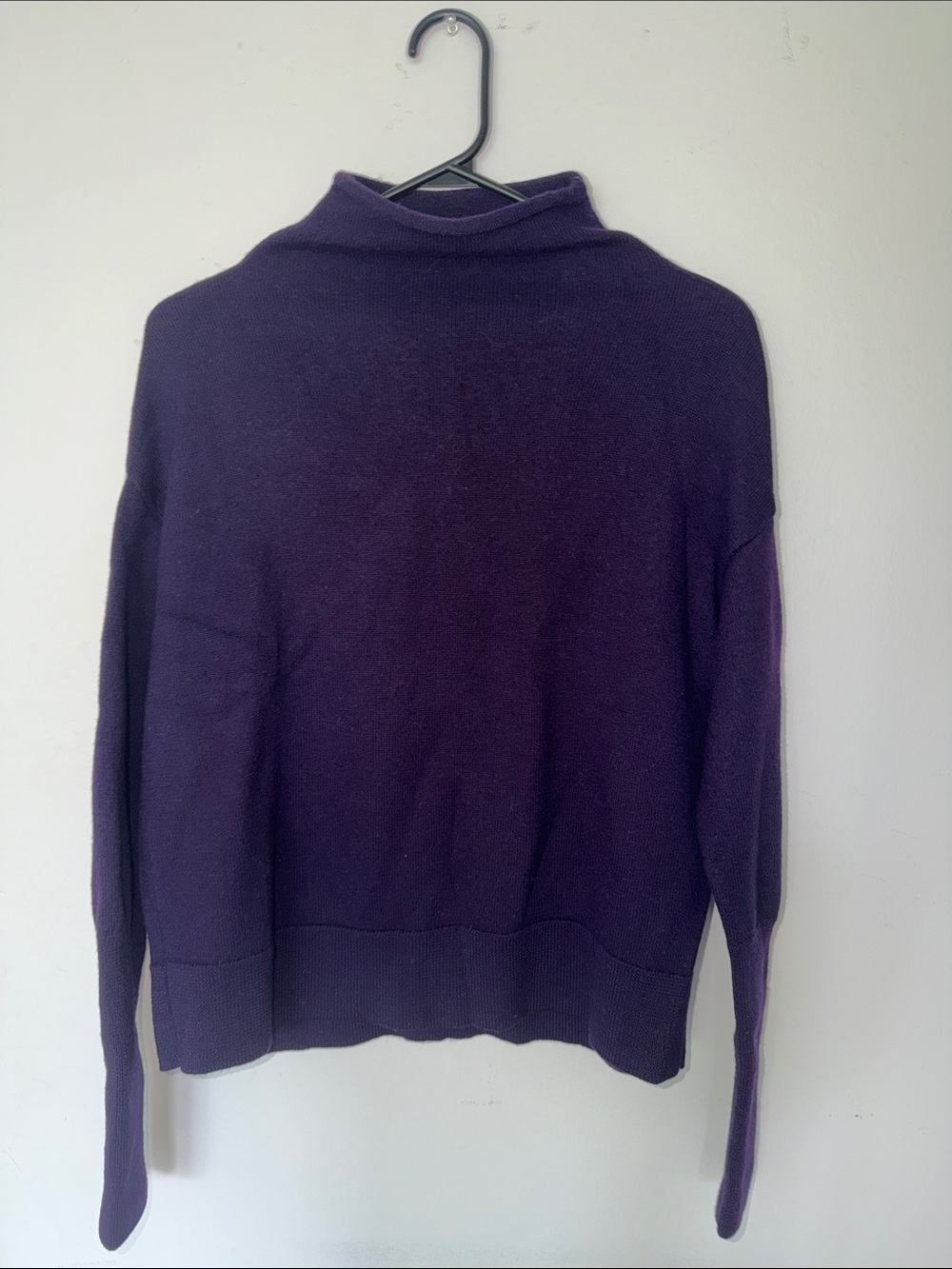 Wilfred Deep Purple Turtleneck Sweater